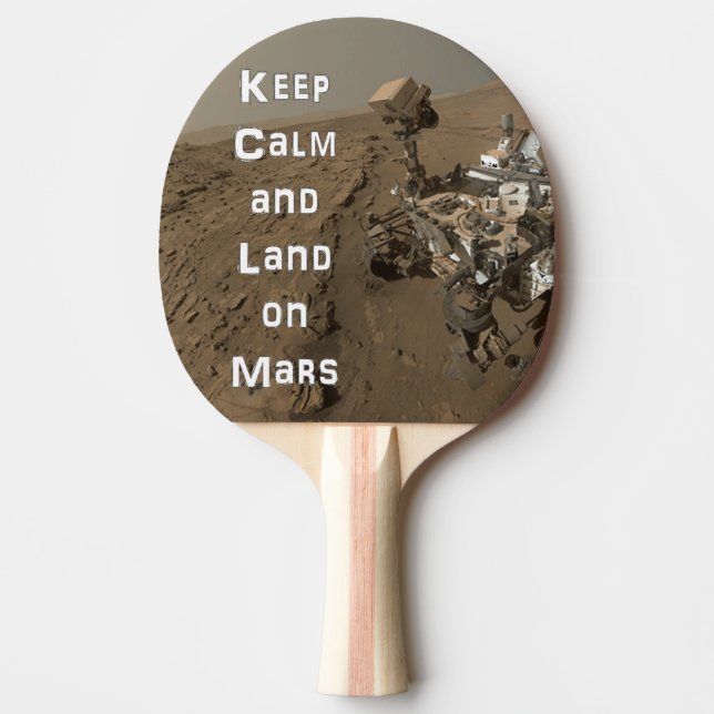 Raquette De Ping Pong Gardez la palette calme de ping-pong de Mars Rover (Devant)