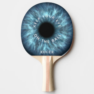 Raquette De Ping Pong Gardez L'Oeil Sur La Pagaie De Ping-Pong De Ball E