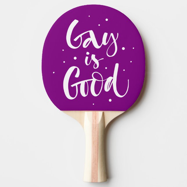 Raquette De Ping Pong Gay est bon (Devant)