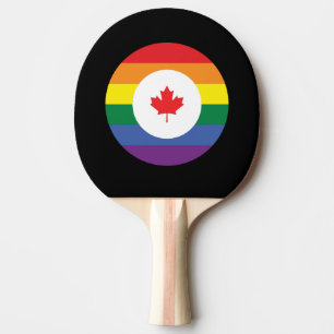 Raquette De Ping Pong Gay pride canadien