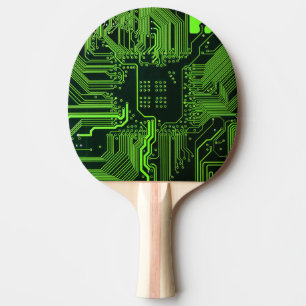 Raquette De Ping Pong Geek de la carte de circuit électronique Nerd PCB 
