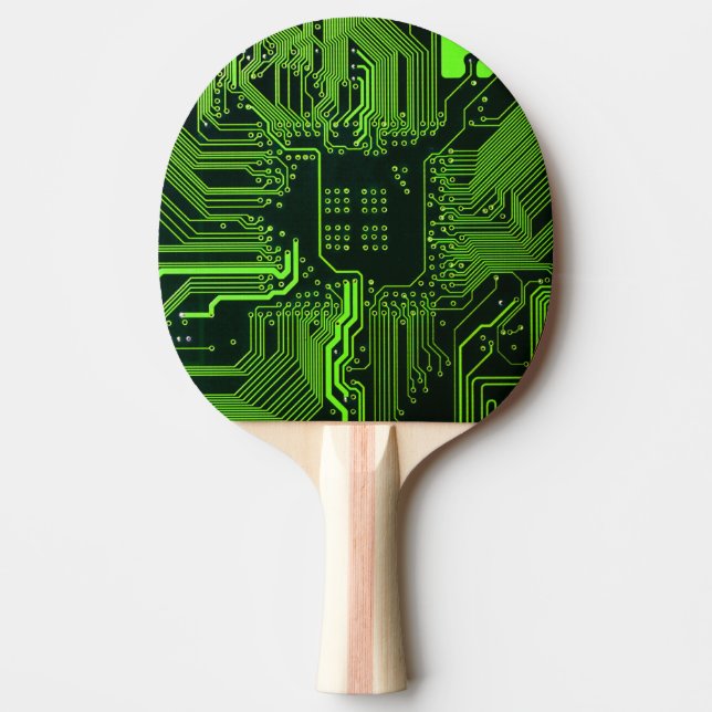 Raquette De Ping Pong Geek de la carte de circuit électronique Nerd PCB  (Devant)