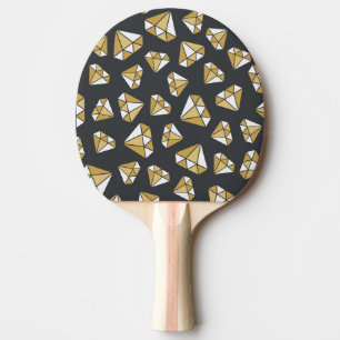Raquette De Ping Pong Gemstone Thème Vintage Motif sans couture.