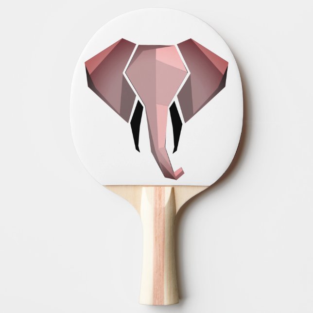 Raquette De Ping Pong Géométrie Tête d'éléphant (Devant)