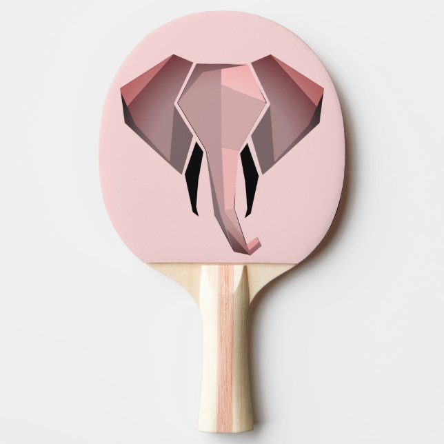 Raquette De Ping Pong Géométrie Tête d'éléphant (Devant)