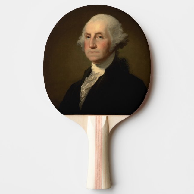 Raquette De Ping Pong George Washington 1er président américain par Stua (Devant)