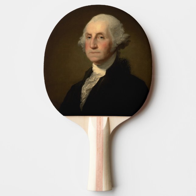 Raquette De Ping Pong George Washington 1er président américain par Stua (Devant)