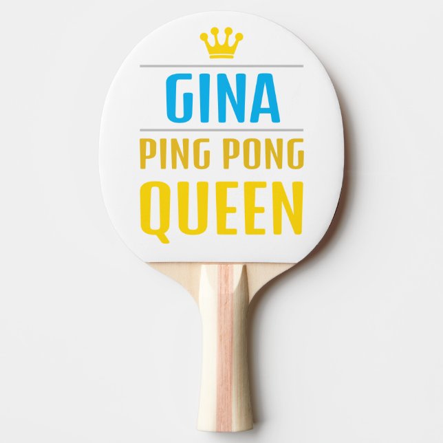 Raquette De Ping Pong Gina (homonymie) (Devant)