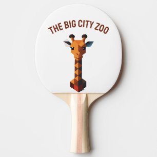 Raquette De Ping Pong Girafe isométrique