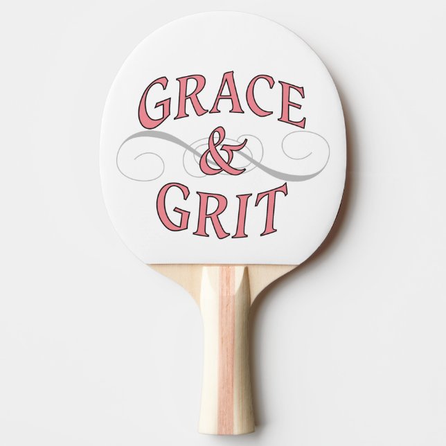 Raquette De Ping Pong Grace & Grit pour la dame dure (Devant)