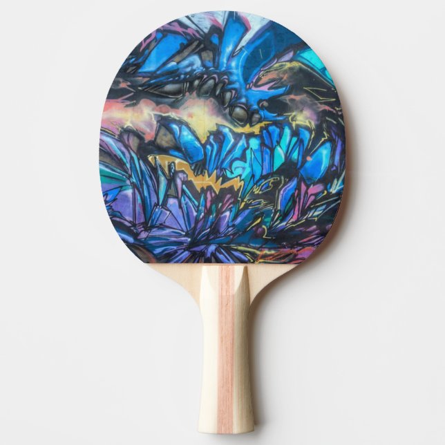 Raquette De Ping Pong Graffiti couleur eau cool (Devant)