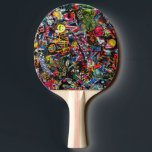 Raquette De Ping Pong Graffiti Ping Pong Paddle par Ray Dust<br><div class="desc">Jouez en style avec ce graffiti de ping pong paddle !</div>
