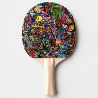 Graffiti Ping Pong Paddle par Ray Dust