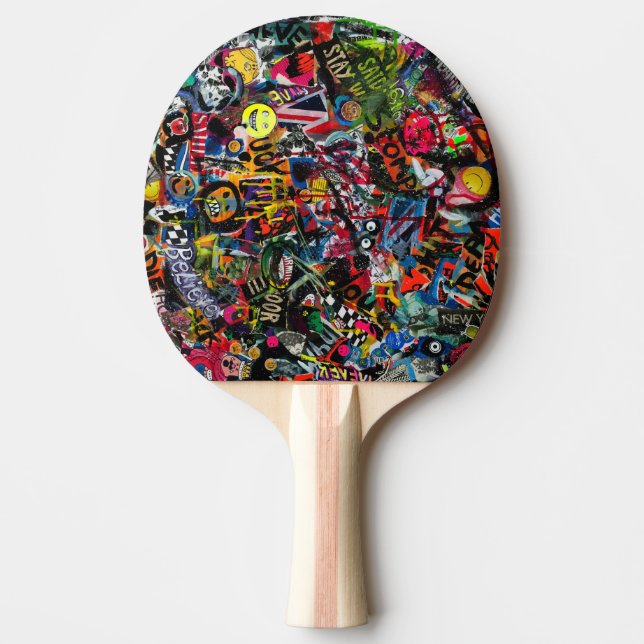 Raquette De Ping Pong Graffiti Ping Pong Paddle par Ray Dust (Devant)