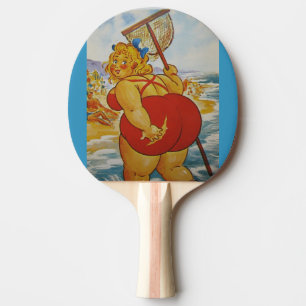 RAQUETTE DE PING PONG GRANDE PLAGE BASSE FILLE BBBW PING PONG PADDLES