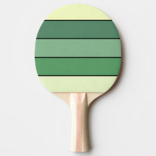 Raquette De Ping Pong Grandes Jaunes Vertes D'Hiver Sur Papier Aquarelle