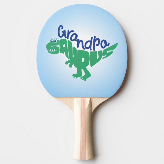 Raquette De Ping Pong Grandpa Saurus Graphisme (Devant)