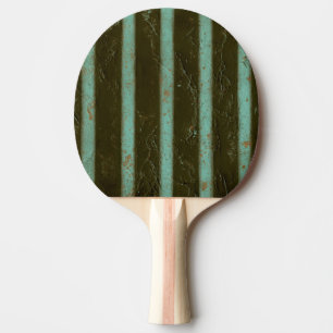 Raquette De Ping Pong Grate d'air turquoise contemporaine