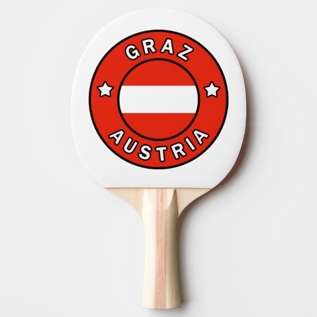 Raquette De Ping Pong Graz Autriche (Devant)