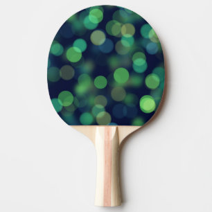 Raquette De Ping Pong Green Bokeh Abstrait