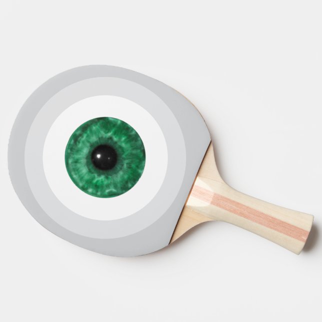 Raquette De Ping Pong Green Eyeball (Côté)