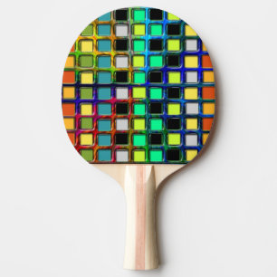 Raquette De Ping Pong Grille colorée Carrelée par Shirley Taylor