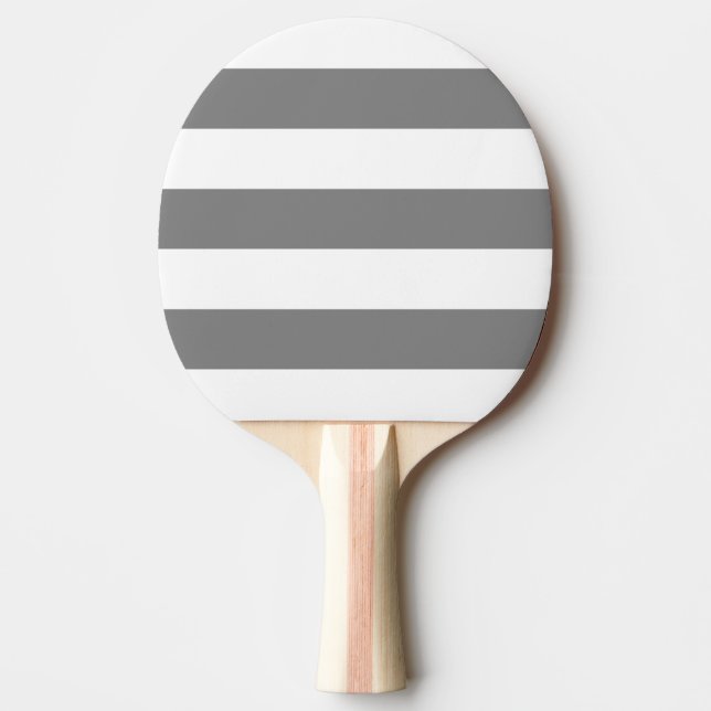Raquette De Ping Pong Gris blanc moderne, Gris moyen (Devant)