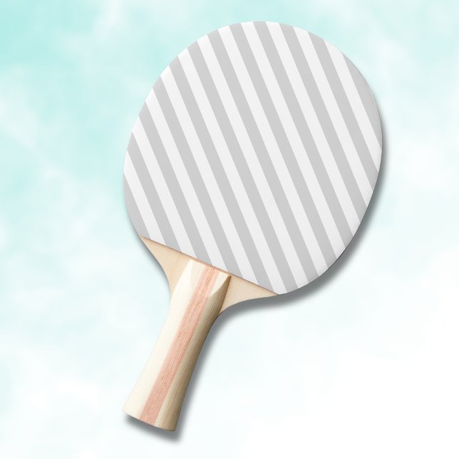 Raquette De Ping Pong Gris clair et blanc (Créateur téléchargé)