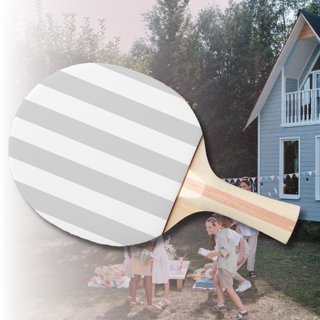 Raquette De Ping Pong Gris clair et blanc (Créateur téléchargé)