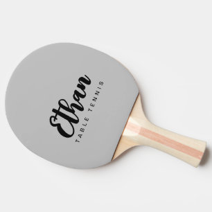 Raquette De Ping Pong Gris Table-Tennis Nom du script Ping-Pong paddle