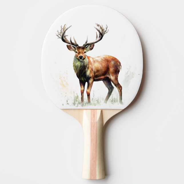 Raquette De Ping Pong Gros Cerf Raté (Devant)