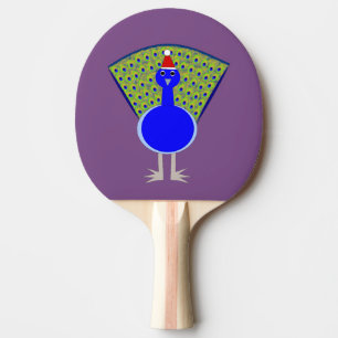 Raquette De Ping Pong Gros paon de Noël
