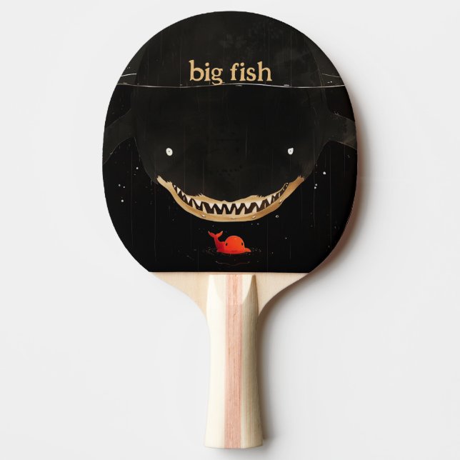 Raquette De Ping Pong Gros requin foncé (Devant)