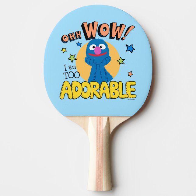 Raquette De Ping Pong Grover | Je Suis Trop Adorable (Devant)