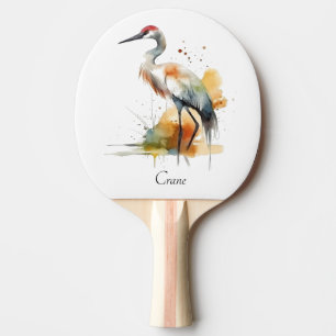 Raquette De Ping Pong Grue d'errance, personnalisée