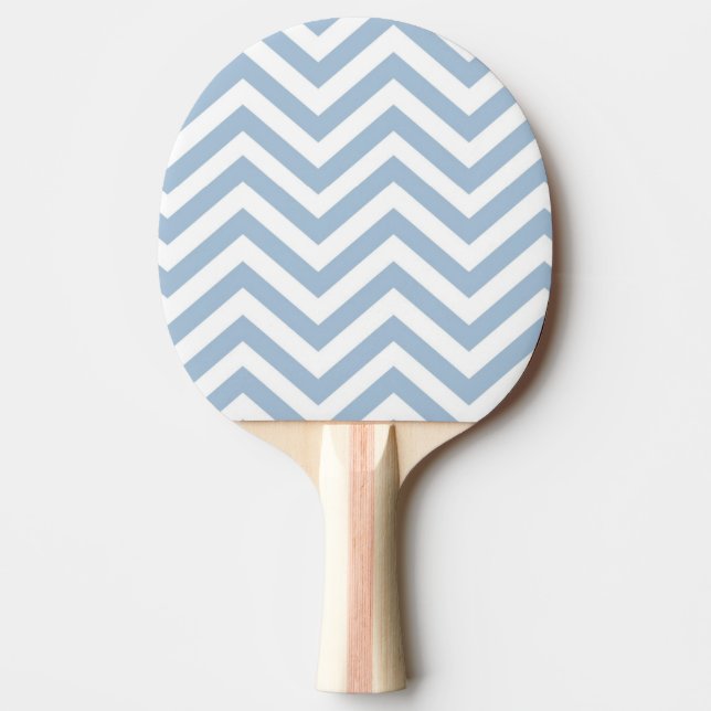 Raquette De Ping Pong Grunge bleu-clair Chevron texturisé (Devant)