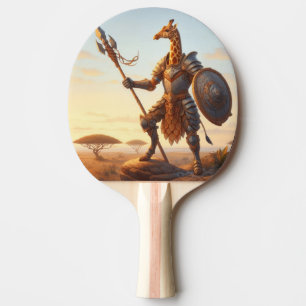Raquette De Ping Pong Guerrier de girafe