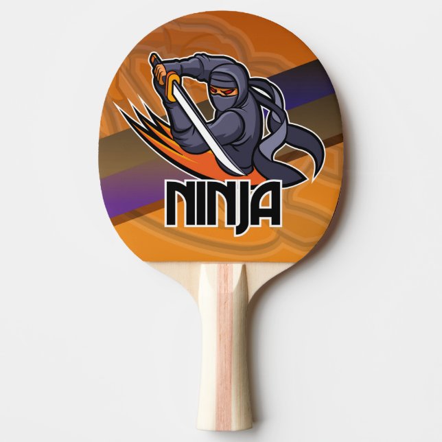 Raquette De Ping Pong Guerrier de Ninja (Devant)