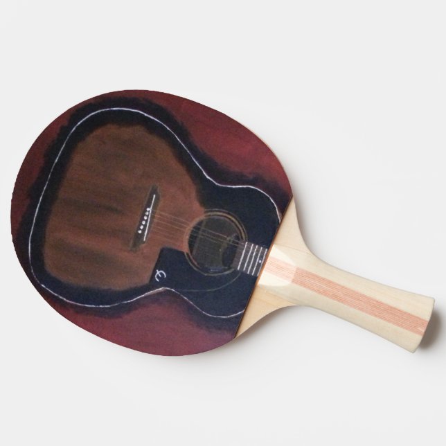 Raquette De Ping Pong Guitare (Côté)