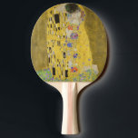 Raquette De Ping Pong Gustav Klimt - Le baiser<br><div class="desc">The Kiss / Der Kuss - Gustav Klimt en 1907-1908</div>