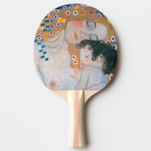 Raquette De Ping Pong Gustav Klimt - Mère et Enfant