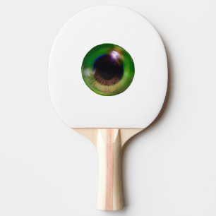 Raquette De Ping Pong Halloween éffrayant Wei réaliste vert yeux
