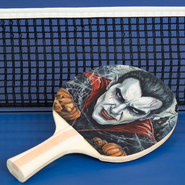 Raquette De Ping Pong Halloween, Vampire assoiffé  (Insitu)