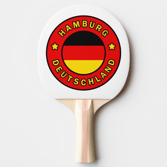 Raquette De Ping Pong Hambourg Deutschland (Devant)