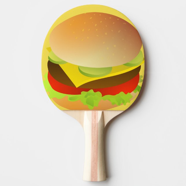 Raquette De Ping Pong hamburger de fromage (Devant)