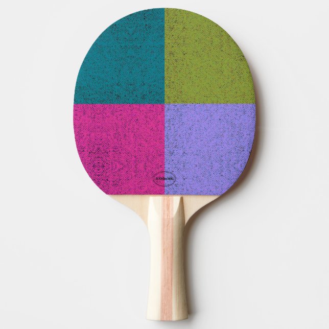 Raquette De Ping Pong HAMbWG brillant, 4 couleurs (Devant)