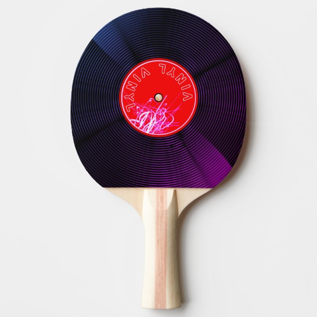 Raquette De Ping Pong Harmonie et précision : enregistrement de vinyle (Devant)