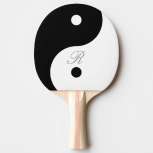 Raquette De Ping Pong Harmonie Yin Yang Monogramme Ping Pong Bat