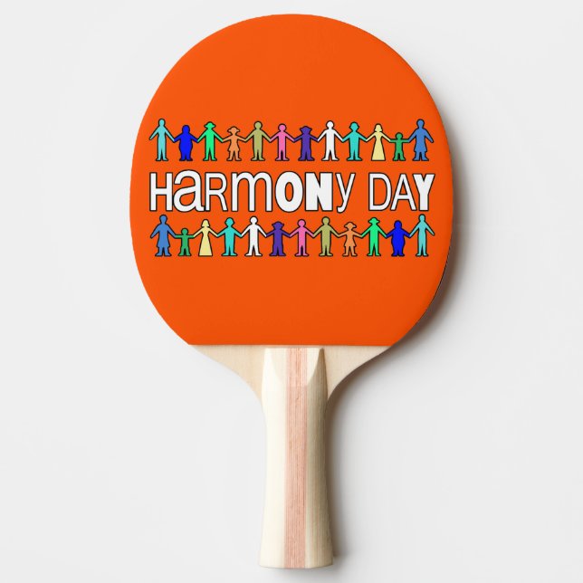 Raquette De Ping Pong Harmony Day Australia  (Devant)