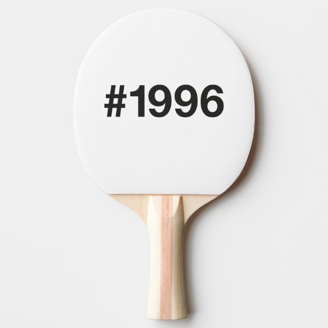 Raquette De Ping Pong Hashtag 29 Anniversaire 1996 (Devant)